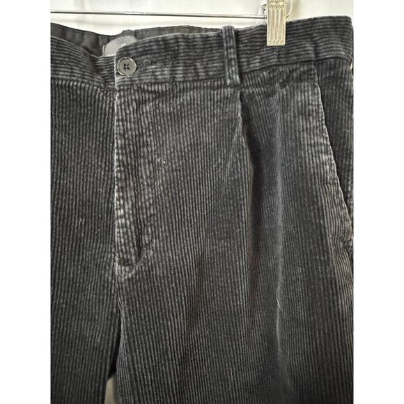 H&M Black Corduroy Pants - Classic Casual Style - Picture 4 of 4